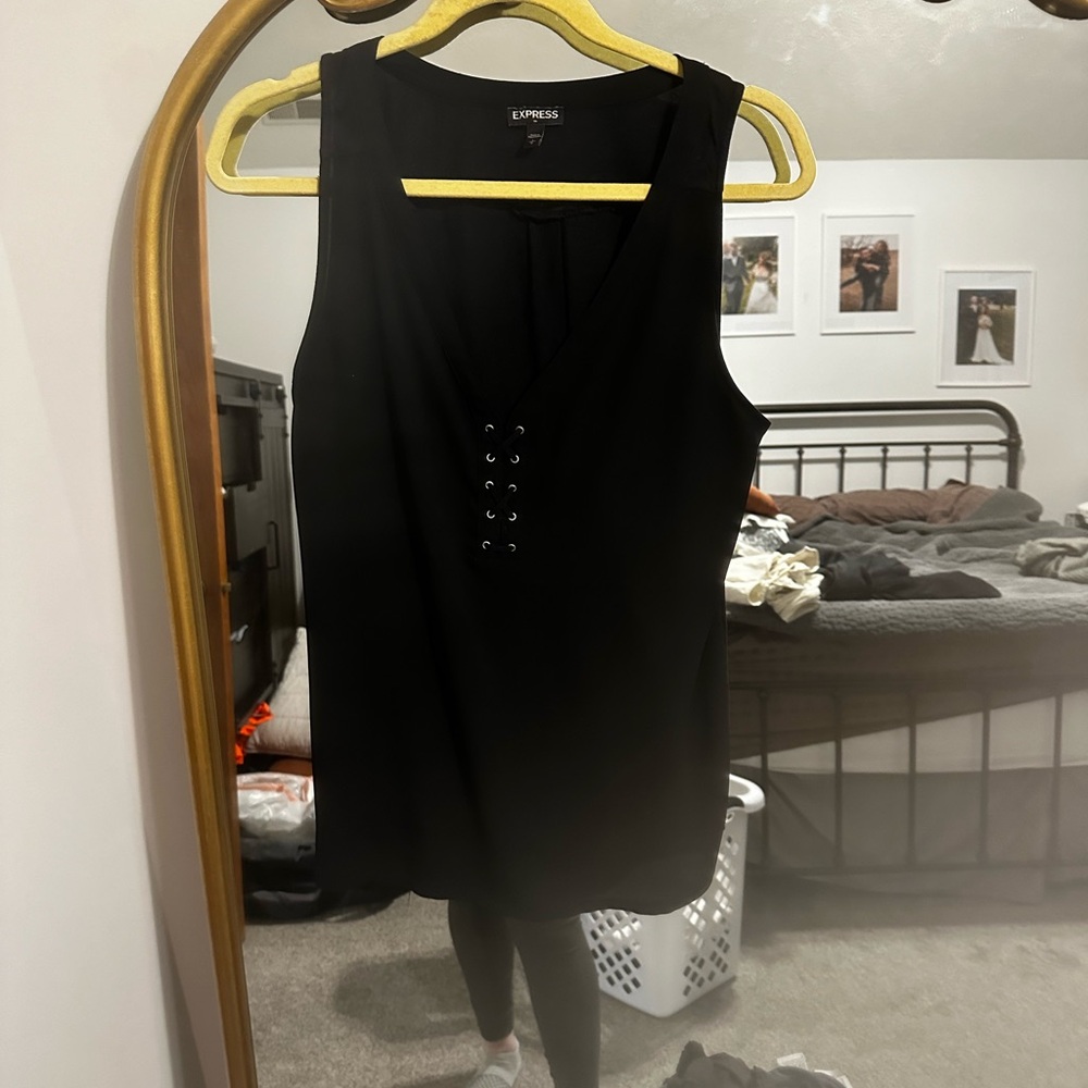 Express Black Sleeveless Top